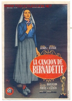Cine: LA CANCION DE BERNARDETTE - Foto 1