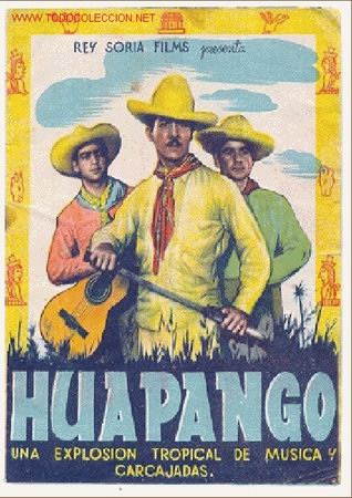 Cine: HUAPANGO, Programa DOBLE con publicidad al dorso (ver imagen complementaria) - Foto 1