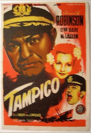 Folhetos de m&atilde;o de filmes antigos de cinema: TAMPICO (sin gastos de env&iacute;o)
