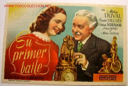 Foglietti di film di film antichi di cinema: SU PRIMER BAILE