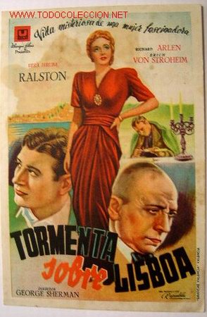 Cinema: TORMENTA SOBRE LISBOA (sin gastos de env&iacute;o)