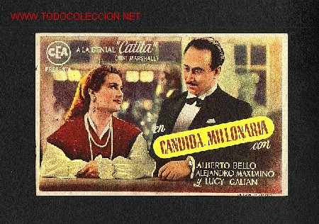 Cine: Candida millonaria - Foto 1