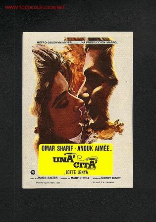Cine: Una cita (Omar Sharif, Anouk Aimee) - Foto 1