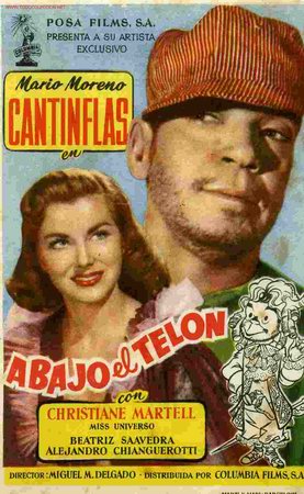 Cine: ABAJO EL TELON  , CANTINFLAS     PC3067 - Foto 1