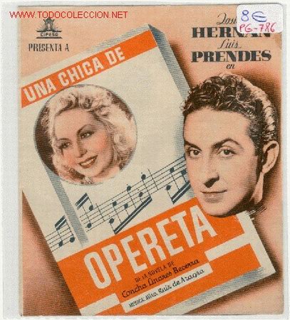Cine: PROGRAMA UNA CHICA DE OPERETA - Foto 1