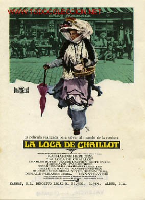 Cine: LA LOCA DE CHAILLOT  ,      PM3283 - Foto 1