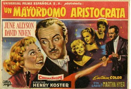 Kino: UN MAYORDOMO ARISTOCRATA   PM3845