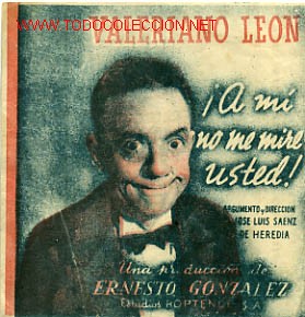 Foglietti di film di film antichi di cinema: A MI NO ME MIRE USTED   , DOBLE   ,     PM3930