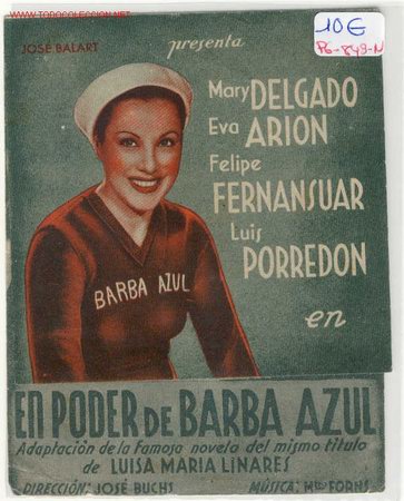 Cine: PROGRAMA EN PODER DE BARBA AZUL - Foto 1