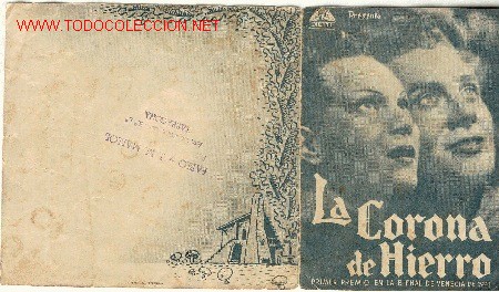 Cine: PROGRAMA LA CORONA DE HIERRO - Foto 1