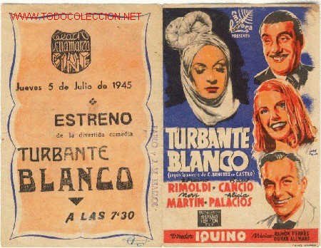 Cine: PROGRAMA TURBANTE BLANCO - Foto 1