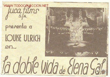 Cinema: LA DOBLE VIDA DE ELENA GAL