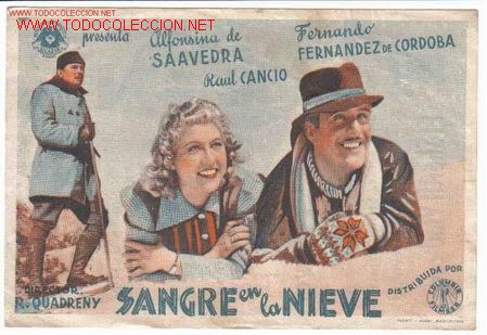 Cine: SANGRE EN LA NIEVE - Foto 1