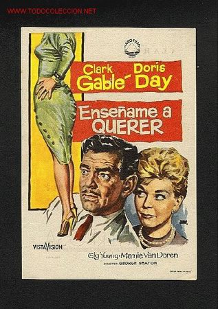 Cine: Ense&ntilde;ame a querer (Clark Gable, Doris Day) - Foto 1