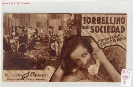 Cine: (pg-881-n)PROGRAMA TORBELLINO DE SOCIEDAD