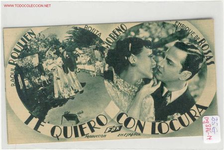 Cine: (pg-876-n)PROGRAMA TE QUIERO CON LOCURA - Foto 1