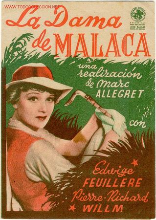 Cine: (pg-873-n)PROGRAMA DOBLE-LA DAMA DE MALACA - Foto 1