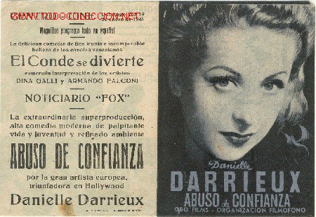 Kino: (pg-867-n)PROGRAMA DOBLE-ABUSO DE CONFIANZA