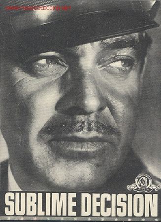 Cine: PTCC 413 SUBLIME DECISION PROGRAMA DOBLE MGM CLARK GABLE WALTER PIDGEON VAN JOHNSON - Foto 1