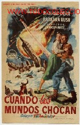 Foglietti di film di film antichi di cinema: Cuando los mundos chocan