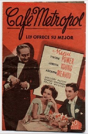 Kino: CAFE METROPOL ALARGADO, DOBLE FOX ,