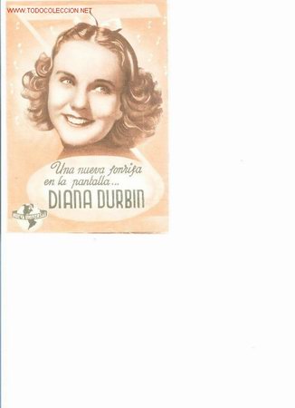 Cine: Programa Mentirosilla.doble.diana durbin - Foto 1