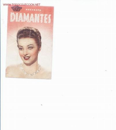 Cinema: Diamante.doble con publicidad.hispania tobis