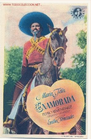Cine: ENAMORADA. Programa con publicidad al dorso (ver imagen complementaria) - Foto 1