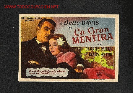 Cine: La gran mentira (Bette Davis) - Foto 1