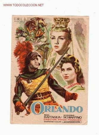 Cine: -7460 ORLANDO, CON RICK BATTAGLIA.DIRECTOR PIETRO FRANCISCI