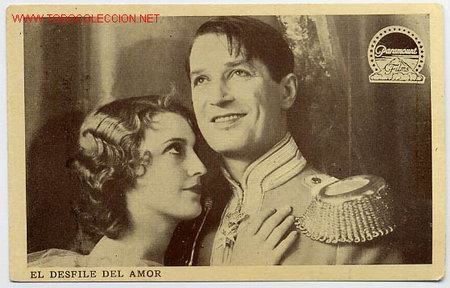 Cine: EL DESFILE DEL AMOR, TARJETA 2 PARAMOUNT FILMS, - Foto 1