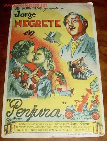 Cinema: ANTIGUO PROGRAMA DE MANO - PERJURA - SIN PUBLICIDAD.