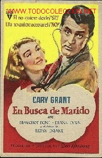 Foglietti di film di film antichi di cinema: En busca de marido