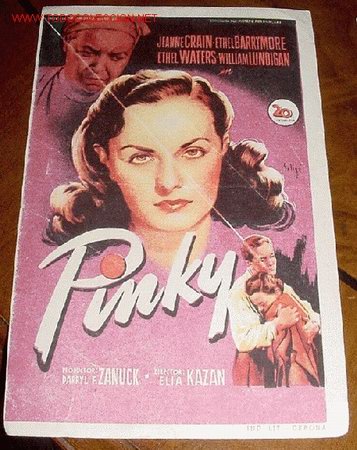Cine: ANTIGUO PROGRAMA DE MANO - PINKY - PUBLICIDAD CINE AVENIDA. - Foto 1