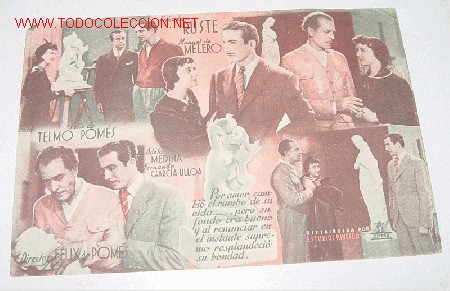 Cine: ANTIGUO PROGRAMA DE MANO - Pilar Guerra - Doble sin publicidad. - Foto 2