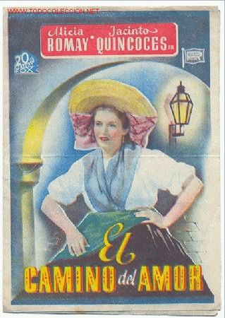 Cine: EL CAMINO DEL AMOR, Programa DOBLE con publicidad al dorso (ver imagen complementaria) - Foto 1