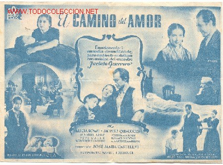 Cine: EL CAMINO DEL AMOR, Programa DOBLE con publicidad al dorso (ver imagen complementaria) - Foto 2