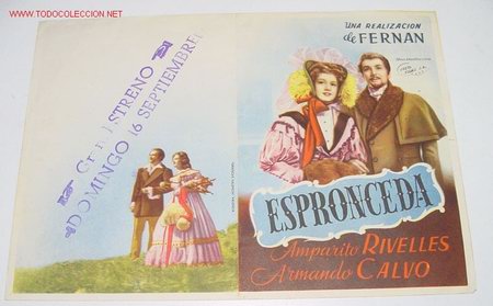 Cine: ANTIGUO FOLLETO DE MANO - Espronceda - CON PUBLICIDAD GRAN ESTRENO.