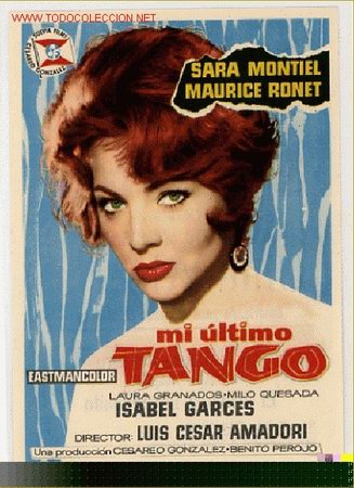 Folhetos de m&atilde;o de filmes antigos de cinema: Mi ultimo tango
