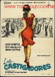 Foglietti di film di film antichi di cinema: Los castigadores