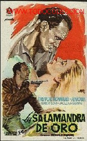  Flyers Publicitaires de films Anciens: La salamandra de oro