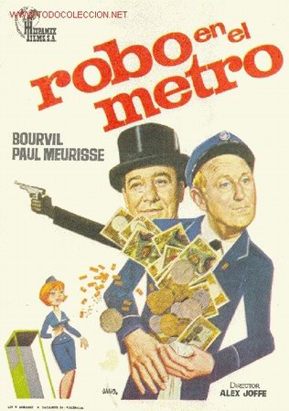 Foglietti di film di film antichi di cinema: ROBO EN EL METRO