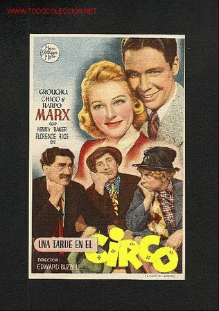 Cine: Una tarde en el circo (Hermanos Marx) - Foto 1