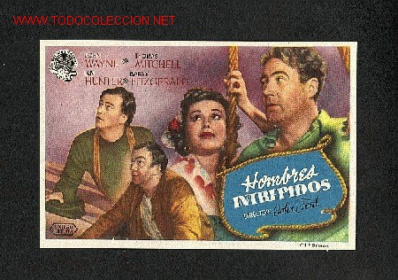 Cine: Hombres intrepidos (John Wayne, Thomas Mitchel, Barry Fitzgerald) - Foto 1