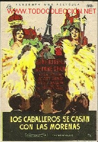 Cine: Los caballeros se casan con las morenas - Foto 1