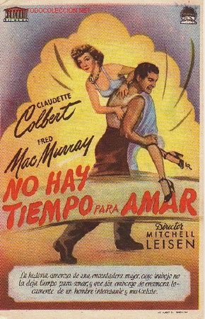 Cinema: NO HAY TIEMPO PARA AMAR (sin gastos de env&iacute;o)