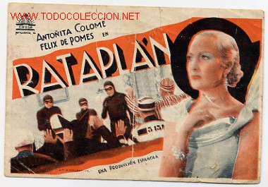Cine: RATAPLAN , TARJETA 1936 , S32 - Foto 1