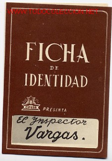 Cine: EL INSPECTOR VARGAS, TROQUELADO , DOBLE , S40 - Foto 1