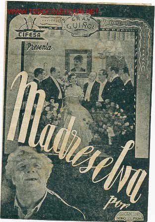 Kino: MADRESELVA, DOBLE ,SI TIENE  CINE IMPRESO AL DORSO.  S179