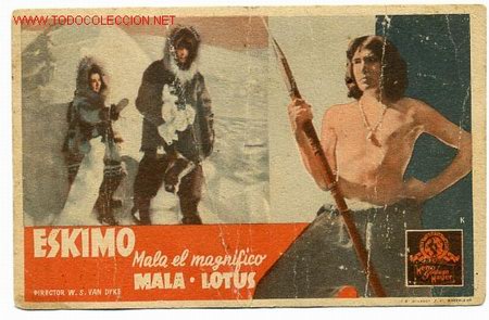  Flyers Publicitaires de films Anciens: ESKIMO TARJETA METRO , SI TIENE CINE IMPRESO. S269
